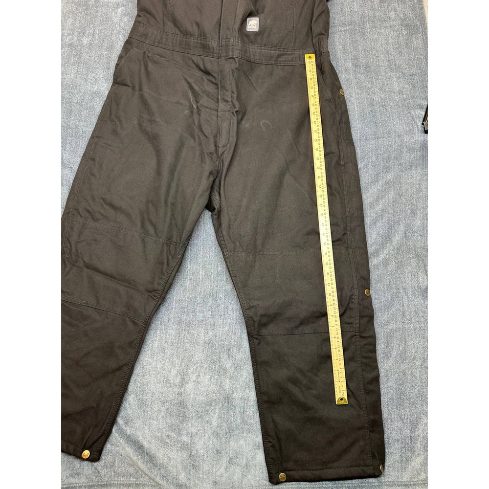Berne Womens 3XL Regular Black Insulated Bib Overalls WB515BK Workwear New - Picture 9 of 13